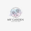 Rose Logo Blumen Natur Garten Schönheit Sterne Zauber Mond Weiblich Sinnlich Spirituell Rosen Fertiges Logo kaufen Logoshop LogoAtelier.eu