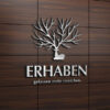 Logo Erhaben Erfolg Geweih Gelassenheit Stark Hirsch Reh Wild Baum Stärke Anmutig Edel Macht Magie Magisch Majestätisch Männlich Baum Natur Stärke Fertiges Logo kaufen Logoshop LogoAtelier.eu