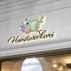 Logo Handwerk Nähen Handwerkerei Bastelladen Kramerei Selbstgemachtes Kramerladen Krämerei Handgemachtes Accessoires Basteln Bekleidung Shop Stoffe Garne Fertiges Logo kaufen LogoAtelier.eu