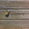 Logo Hirsch Wild Rotwild Anmutig Kraftvoll Anmut Golden Hirschgeweih Geweih Reh Mut Stärke Stolz Tiere Wald Männlich Majestätisch Stark Verantwortung Mut Fertiges Logo kaufen LogoShop LogoAtelier.eu