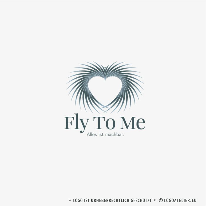 Logo Engel Umarmen Menschen Herz Freiheit Erfolg Freunde Freude Emotionen Fein Christen Feminin Engagement Herzen Menschen Kreatives Logo kaufen LogoShop LogoAtelier.eu