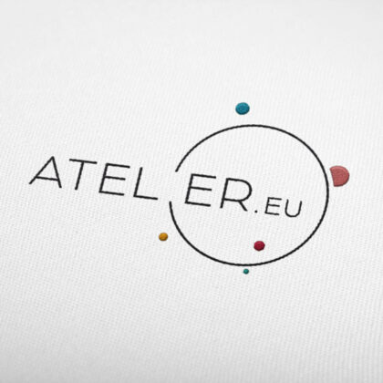 Logo Planeten Sonnensystem Bunt Farbenpracht Farbenfroh AllesInEinem Bewegung Einklag Fülle Galaxie Sterne Universum Fertige Logos kaufen Logoshop LogoAtelier.eu