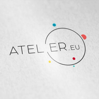 Logo Planeten Sonnensystem Bunt Farbenpracht Farbenfroh AllesInEinem Bewegung Einklag Fülle Galaxie Sterne Universum Fertige Logos kaufen Logoshop LogoAtelier.eu