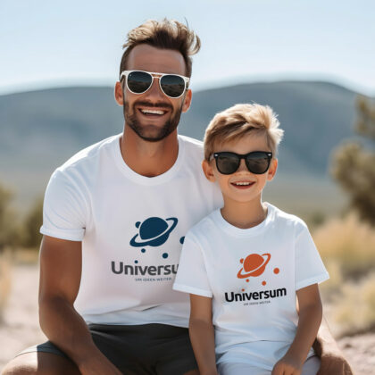 Logo Planeten Universum Weltall Weite Monde Vielfalt Cooles Logo kaufen LogoShop LogoAtelier.eu