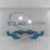 Logo Sonnensystem Planeten Buchstabe O Sterne Kosmos Kreis Gruppen Konzentrisch Alien Bewegung Galaxie Monde Coole Logos kaufen Logoshop Logoatelier.eu