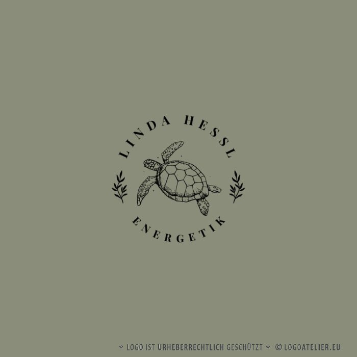 Schildkröten Logo Wasserschildkröten Energetik Spirituelles Selbstheilung Frieden Achtsamkeit Bewusstsein Emotionen Erkenntnis Spirit Tiere Krafttier Lebensmut Erdung Erdung LogoShop Logoatelier.de