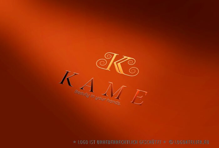 Buchstaben Logo K Elegantes Logo mit K wie Konrad Schleife Schnörkel Edel Reichtum Schönheit Eleganz Fertiges Logo kaufen Logoshop Logoatelier.eu