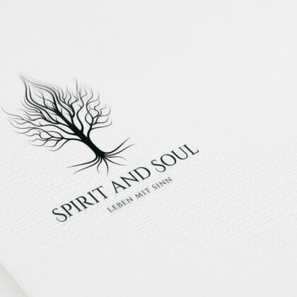Logo Bewusstsein Geist Seele Esoterik Menschen Baum Leben Sinn Religion Spirituell Weiblich Weisheit Heilpraxis Erkenntnis Fertiges Logo kaufen Logoshop Logoatelier.de