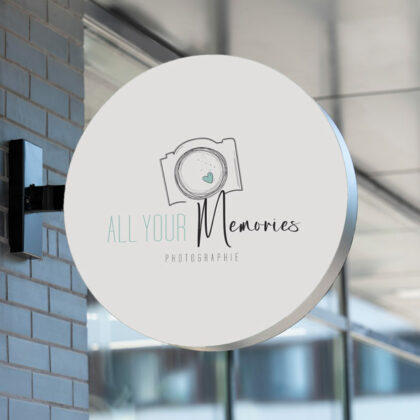 Logo FotografIn Erinnerungen Fotografie Liebe Hochzeit Familie Taufe Familienfest Heirat Kamera Kreativ Multimedia Technik Weiblich Sehen Kreatives Logo kaufen LogoShop Logoatelier.eu