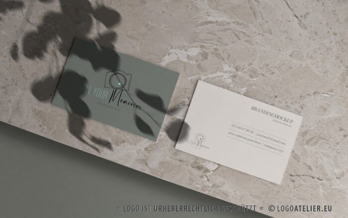 Logo FotografIn Erinnerungen Fotografie Liebe Hochzeit Familie Taufe Familienfest Heirat Kamera Kreativ Multimedia Technik Weiblich Sehen Kreatives Logo kaufen LogoShop Logoatelier.eu