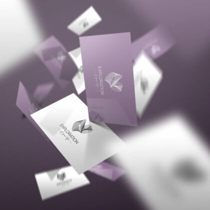 Logo Verformung Erkundung Leben Herzen Abstrakte Form Ewiger Kreis Schwebend Perspektive Ewig Form Fertiges Logo kaufen LogoShop LogoAtelier.eu