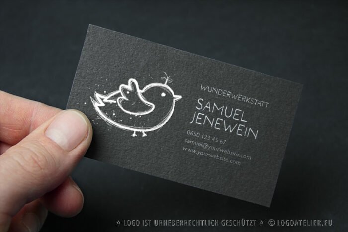 Praxis Körper Geist Seele Logo Wunder Werkstatt Vogel Tiere Spirituelles Logo Fliegen Leicht Kreatives Logo kaufen LogoShop LogoAtelier.de
