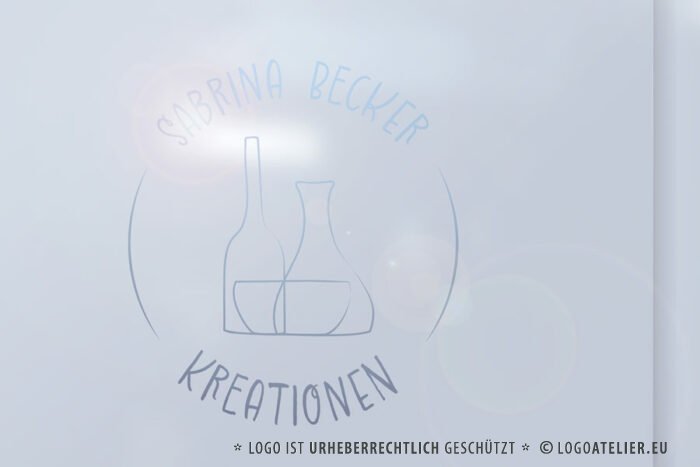 Töpferei Logo Ton Keramik Glasuren Handgemachtes Kunst Deko Töpferkurs Anfänger Teller Schüsseln Vasen Figuren Blumentöpfe Fertiges Logo kaufen LogoShop LogoAtelier.eu