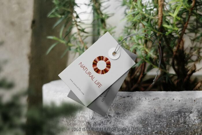 Logo Natur Spirituell Ayurveda Yoga Massage Erde Kugel Kreis Natürliches Leben Floral Spa Weisheit Wellness Fertiges Logo kaufen LogoShop LogoAtelier.de