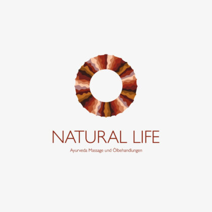 Logo Natur Spirituell Ayurveda Yoga Massage Erde Kugel Kreis Natürliches Leben Floral Spa Weisheit Wellness Fertiges Logo kaufen LogoShop LogoAtelier.de