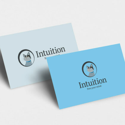 Logo Schlaue Katze Samtpfote Klug Intuitiv Intuition Frei Tiere Katzen Hunde Sanft Schlau Genial Schurren Ohren Freier Geist Fertiges Logo Kaufen Logoshop Logoatelier.eu