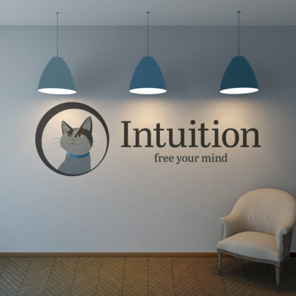 Logo Schlaue Katze Samtpfote Klug Intuitiv Intuition Frei Tiere Katzen Hunde Sanft Schlau Genial Schurren Ohren Freier Geist Fertiges Logo Kaufen Logoshop Logoatelier.eu