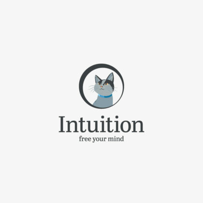 Logo Schlaue Katze Samtpfote Klug Intuitiv Intuition Frei Tiere Katzen Hunde Sanft Schlau Genial Schurren Ohren Freier Geist Fertiges Logo Kaufen Logoshop Logoatelier.eu