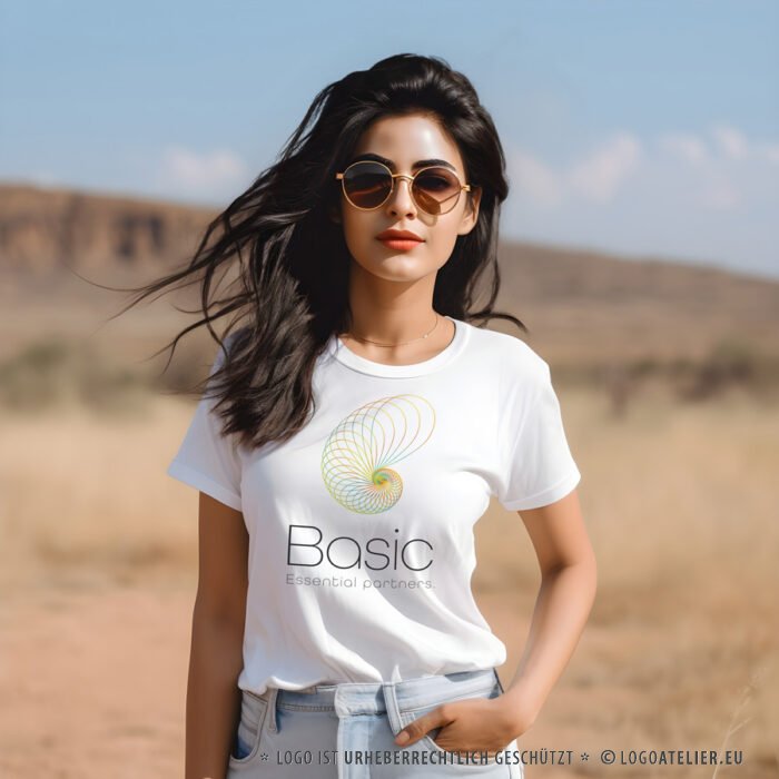 Organische Form Logo Buchstabe B Schnecke Unendlich Spirale Muschel Strudel Essentiell Abstrakt Heilung Konzentrisch Kurven Kreatives Logo kaufen Logoshop Logoatelier.eu