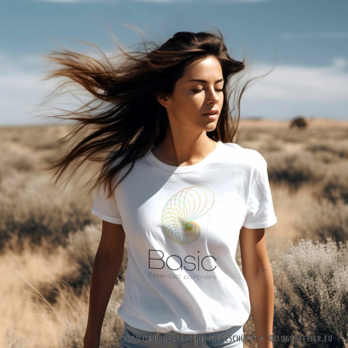 Organische Form Logo Buchstabe B Schnecke Unendlich Spirale Muschel Strudel Essentiell Abstrakt Heilung Konzentrisch Kurven Kreatives Logo kaufen Logoshop Logoatelier.eu