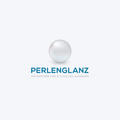 Logo Perle Glanz Perlenglanz Zahnarzt Reinigung Strahlend Weiße Zähne fertiges Logo kaufen LogoShop LogoAtelier.at