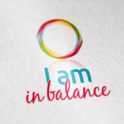Logo bunter Kreis Balance Spirituell Achtsam Spirit Meditation Magisch Ruhe Tagesanbuch Zart Zauber Yoga Einklang Beauty Heilung Fertiges Logo kaufen Logoshop LogoAtelier.eu
