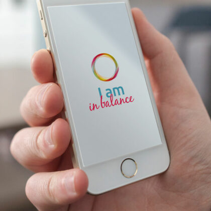 Logo bunter Kreis Balance Spirituell Achtsam Spirit Meditation Magisch Ruhe Tagesanbuch Zart Zauber Yoga Einklang Beauty Heilung Fertiges Logo kaufen Logoshop LogoAtelier.eu