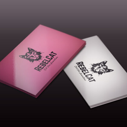 Logo Katzenkopf Scharfer Verstand Genie Gelassenheit Rebell Katze Intelligent Ruhig Gechillt Innovation Vibes Fertiges Logo kaufen Logoshop LogoAtelierl.de