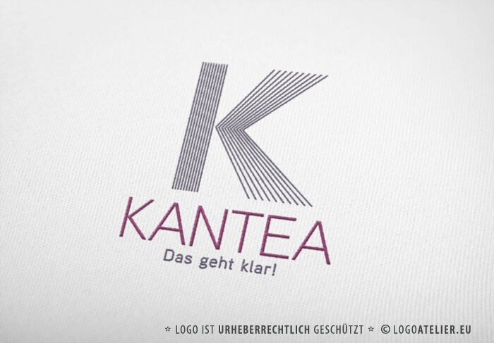 Feines Logo Buchstabe K Lila Pink Linien Echo Ideen Innovation Innovativ Mitschwingen Neuerung News Zeitung Reaktionen Modern Geometrie Fertiges Logo kaufen Logoshop Logoatelier.de