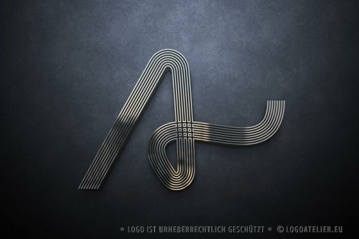 Logo Autohaus Auto KFZ Werkstatt Mobil Fahrzeug Wagen PKW Buchstabe Straße Linien Dynamik Leidenschaft Bewegung Dynamik Kraft Männlich Fertiges Logo kaufen Logoshop Logoatelier.eu