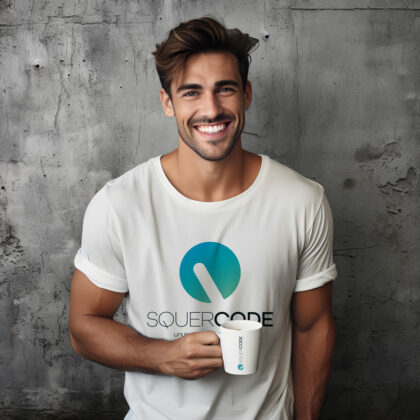 Logo Codieren Software Digitale Verbindung Innovation Technologie Ideen Lösungen Möglichkeiten Fortschritt Dynamik Global Code Fertiges Logo kaufen LogoShop Logoatelier.eu