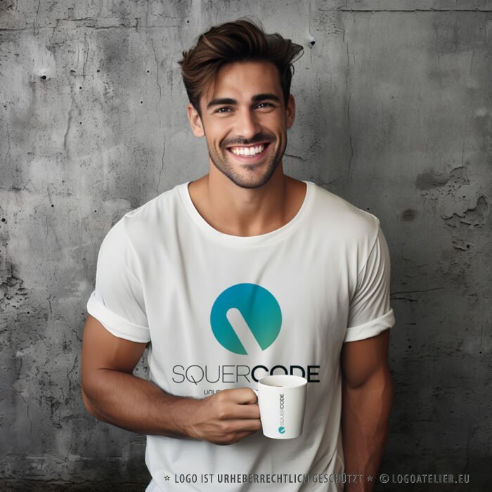 Logo Codieren Software Digitale Verbindung Innovation Technologie Ideen Lösungen Möglichkeiten Fortschritt Dynamik Global Code Fertiges Logo kaufen LogoShop Logoatelier.eu