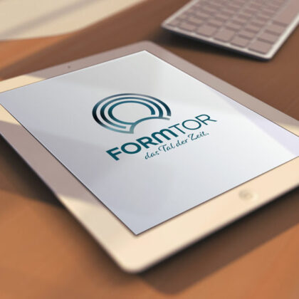 Logo Form Tor Berg Sonne Kreise Konzentrisch Kurve Tal Gemeinschaft Sonnenaufgang Zeit Abstrakt Technik Fertiges Logo kaufen Logoshop Logoatelier.eu