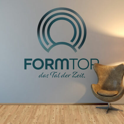 Logo Form Tor Berg Sonne Kreise Konzentrisch Kurve Tal Gemeinschaft Sonnenaufgang Zeit Abstrakt Technik Fertiges Logo kaufen Logoshop Logoatelier.eu