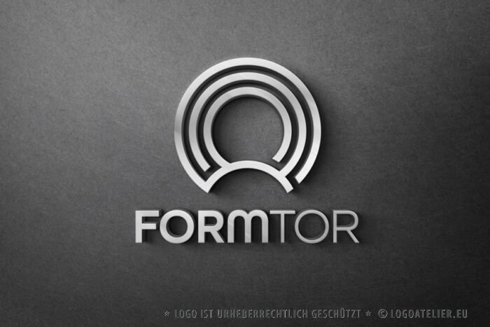 Logo Form Tor Berg Sonne Kreise Konzentrisch Kurve Tal Gemeinschaft Sonnenaufgang Zeit Abstrakt Technik Fertiges Logo kaufen Logoshop Logoatelier.eu