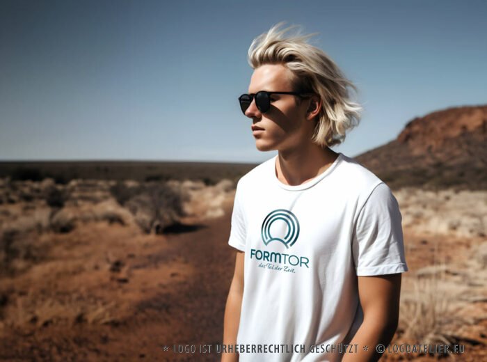 Logo Form Tor Berg Sonne Kreise Konzentrisch Kurve Tal Gemeinschaft Sonnenaufgang Zeit Abstrakt Technik Fertiges Logo kaufen Logoshop Logoatelier.eu