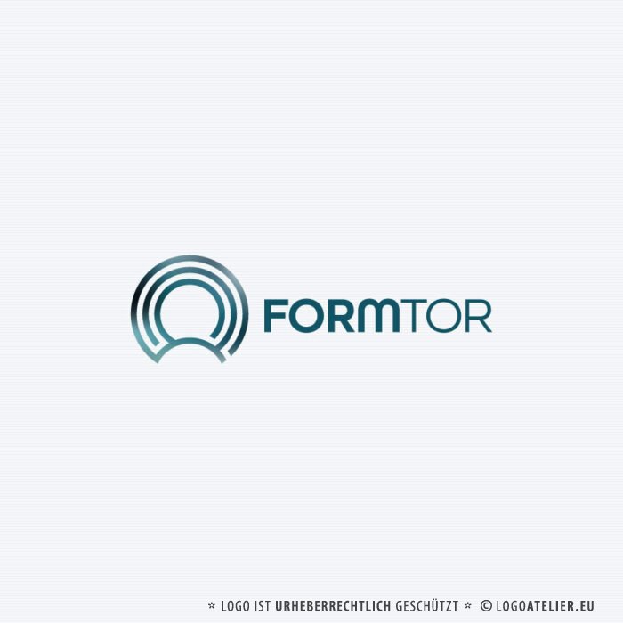 Logo Form Tor Berg Sonne Kreise Konzentrisch Kurve Tal Gemeinschaft Sonnenaufgang Zeit Abstrakt Technik Fertiges Logo kaufen Logoshop Logoatelier.eu