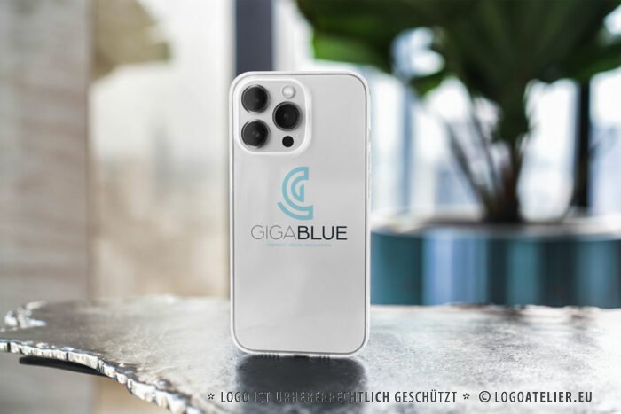 Technisches Logo Buchstabe G Software Technik Kompetenz Vision Innovation Zukunft Ökologie Giga Gigabyte Leistung Blau Freiheit Trend Leidenschaft Werte Lösungen Logo kaufen Logoshop LogoAtelier.eu