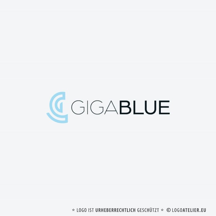 Technisches Logo Buchstabe G Software Technik Kompetenz Vision Innovation Zukunft Ökologie Giga Gigabyte Leistung Blau Freiheit Trend Leidenschaft Werte Lösungen Logo kaufen Logoshop LogoAtelier.eu