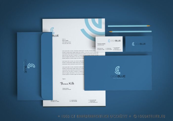 Technisches Logo Buchstabe G Software Technik Kompetenz Vision Innovation Zukunft Ökologie Giga Gigabyte Leistung Blau Freiheit Trend Leidenschaft Werte Lösungen Logo kaufen Logoshop LogoAtelier.eu