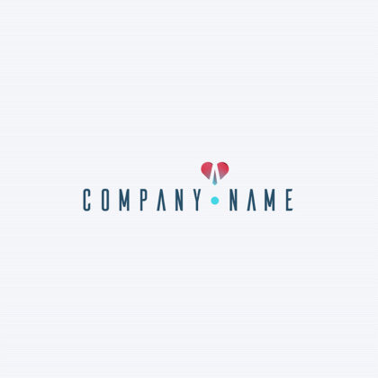 Logo App Dating Herz Abstrakt Digital Modern Liebe Technologie Internet Fertiges Logo kaufen Logoshop Logoatelier