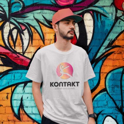 Logo Buchstabe K Menschen Schnell Kontakt Freude Happy Sprechen Statement Laufen Rennen Fertiges Logo kaufen Logoshop Logoatelier.eu