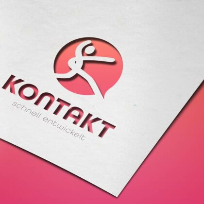 Logo Buchstabe K Menschen Schnell Kontakt Freude Happy Sprechen Statement Laufen Rennen Fertiges Logo kaufen Logoshop Logoatelier.eu