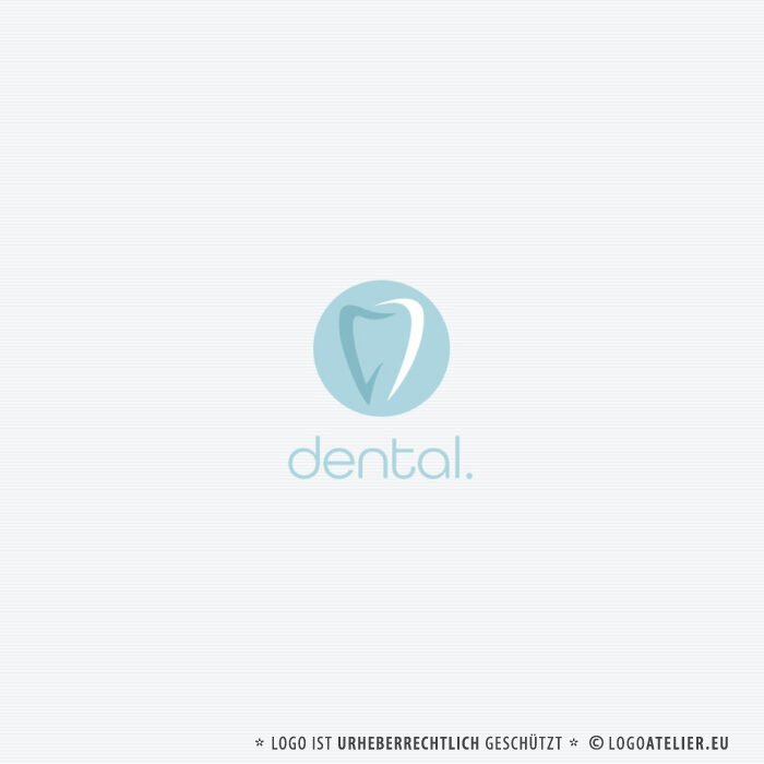 Logo Dental Zahnarzt Praxis Arzt Zahn Fertiges Logo kaufen Logoshop Logoatelier