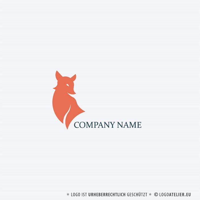 Logo Eleganter Fuchs Tiere Comic Abenteuer Wald Elegant Fertiges Logo kaufen Logoshop Logoatelier Logo Eleganter Fuchs Tiere Comic Abenteuer Wald Elegant Fertiges Logo kaufen Logoshop Logoatelier