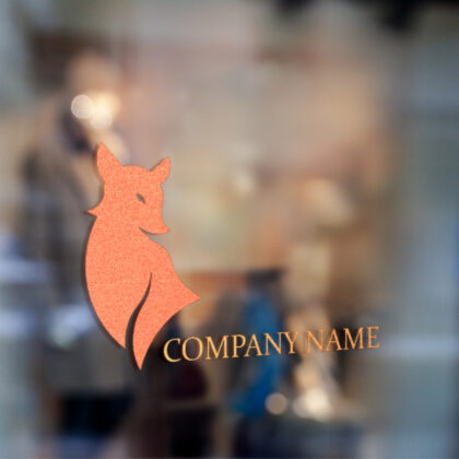 Logo Eleganter Fuchs Tiere Comic Abenteuer Wald Elegant Fertiges Logo kaufen Logoshop Logoatelier