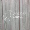 Logo Gezeichnetes Lama Alpaka Liebe Abenteuer Tiere Ruhe Glück Gelassenheit Innere Balance Spucken Fertiges Logo kaufen Logoshop Logoatelier.eu