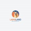 Logo Lama Alpaka Liebe Abenteuer Tiere Ruhe Glück Gelassenheit Innere Balance Niedliches Logo kaufen Logoshop Logoatelier.de