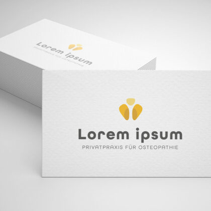 Logo Osteopathie Praxis Sport Fertiges Logo kaufen Logoshop Logoatelier