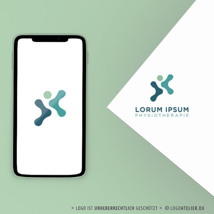 Logo Physiotherapie Praxis Sport Fertiges Logo kaufen Logoshop Logoatelier